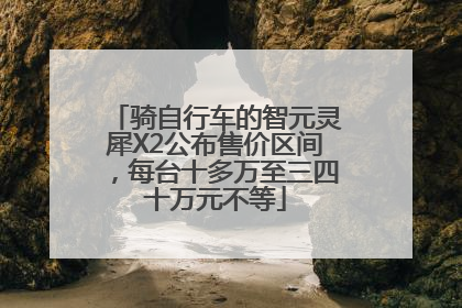 骑自行车的智元灵犀X2公布售价区间，每台十多万至三四十万元不等